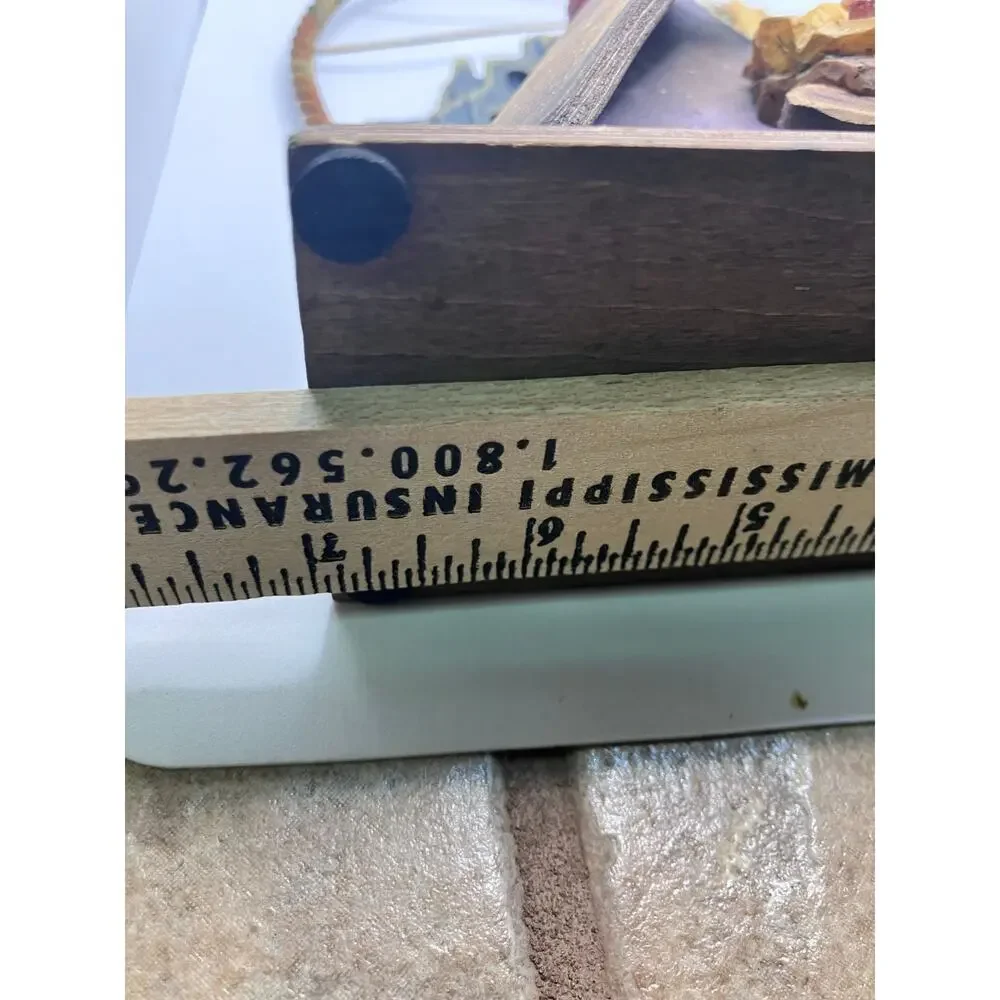 Nativity‎ Scene, Wooden Metal JESUS MARY JOSPEPH Christmas Christhomas Corp Holy